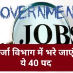 Himachal Job Alert : ऊर्जा विभाग में भरे जाएंगे ये 40 पद…