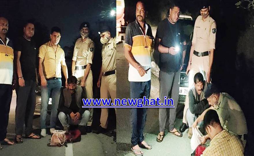 कार से चरस की बड़ी खेप बरामद, हनुमान मंदिर के समीप तस्कर चढ़ा पुलिस के हत्थे