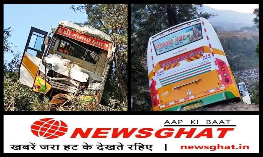 हिमाचल में गुजरात के पर्यटकों से भरी बस दुर्घटनाग्रस्त, 56 लोग थे सवार