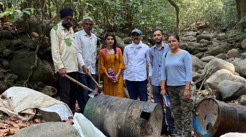 अवैध शराब के खिलाफ वन विभाग की कारवाई, 6 भट्टियों सहित 1900 लीटर लाहन नष्ट…