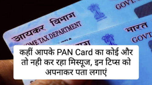 PAN Card Alert: कहीं आपके PAN Card का कोई और तो नही कर रहा मिस्यूज, इन टिप्स को अपनाकर पता लगाएं