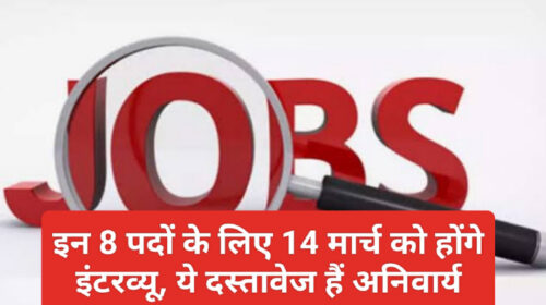 Himachal Jobs Alert: इन 8 पदों के लिए 14 मार्च को होंगे इंटरव्यू, ये दस्तावेज हैं अनिवार्य