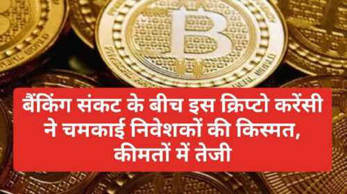 Crypto Currency News In Hindi: बैंकिंग संकट के बीच इस क्रिप्टो करेंसी ने चमकाई निवेशकों की किस्मत, कीमतों में तेजी