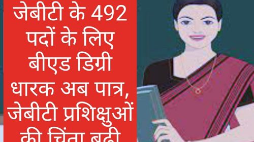 HP Govt Jobs: जेबीटी के 492 पदों के लिए बीएड डिग्री धारक अब पात्र, जेबीटी प्रशिक्षुओं की चिंता बढ़ी