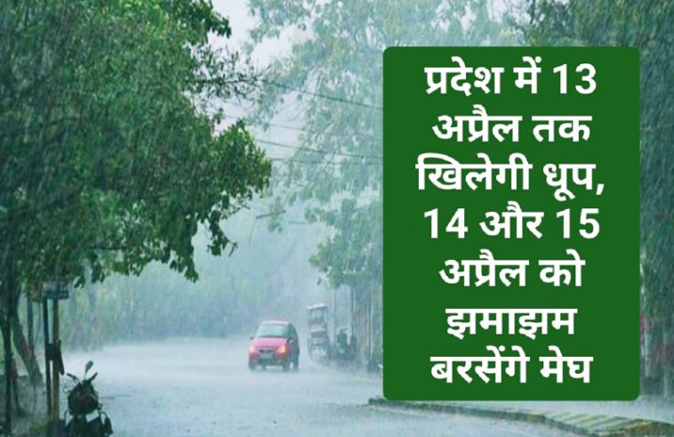 Himachal Weather Report: प्रदेश में 13 अप्रैल तक खिलेगी धूप, 14 और 15 अप्रैल को झमाझम बरसेंगे मेघ