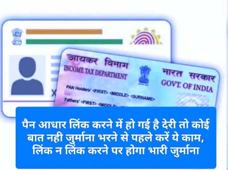 PAN Aadhar Link Urgent Update: पैन आधार लिंक करने में हो गई है देरी तो कोई बात नही जुर्माना भरने से पहले करें ये काम, लिंक न लिंक करने पर होगा भारी जुर्माना