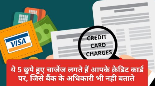 Credit Card Charges: ये 5 छुपे हुए चार्जेज लगते हैं आपके क्रेडिट कार्ड पर, जिसे बैंक के अधिकारी भी नही बताते