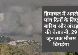 Himachal Weather Report: हिमाचल में अगले पांच दिनों के लिए बारिश और अंधड़ की चेतावनी, 29 जून तक मौसम बिगड़ेगा
