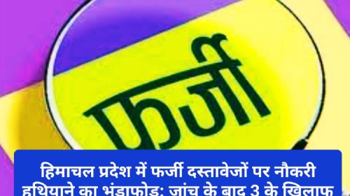 हिमाचल प्रदेश में फर्जी दस्तावेजों पर नौकरी हथियाने का भंडाफोड़: जांच के बाद 3 के खिलाफ FIR! पढ़ें डाक विभाग में कैसे बनें ब्रांच मैनेजर