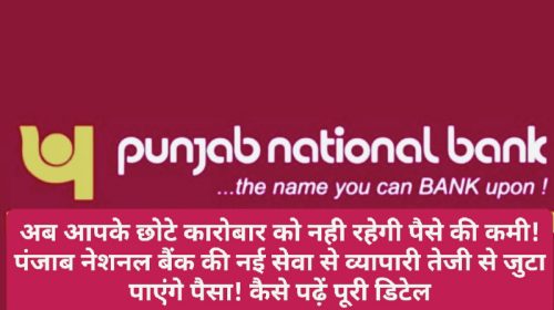 PNB Easy Loan: अब आपके छोटे कारोबार को नही रहेगी पैसे की कमी! पंजाब नेशनल बैंक की नई सेवा से व्यापारी तेजी से जुटा पाएंगे पैसा! कैसे पढ़ें पूरी डिटेल