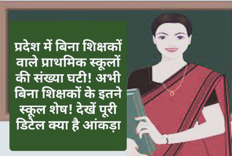 HP School Education: प्रदेश में बिना शिक्षकों वाले प्राथमिक स्कूलों की संख्या घटी! अभी बिना शिक्षकों के इतने स्कूल शेष! देखें पूरी डिटेल क्या है आंकड़ा