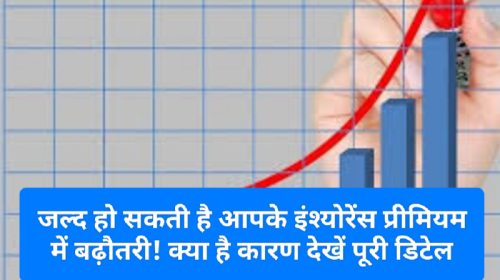 Insurance Premium Hike: जल्द हो सकती है आपके इंश्योरेंस प्रीमियम में बढ़ौतरी! क्या है कारण देखें पूरी डिटेल