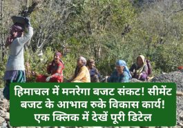 HP News Update: हिमाचल में मनरेगा बजट संकट! सीमेंट बजट के आभाव रुके विकास कार्य! एक क्लिक में देखें पूरी डिटेल