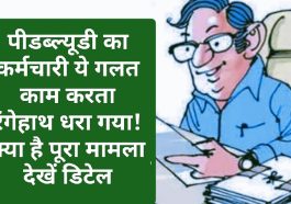 HP News Alert: पीडब्ल्यूडी का कर्मचारी ये गलत काम करता रंगेहाथ धरा गया! क्या है पूरा मामला देखें डिटेल
