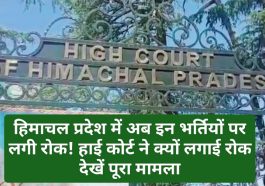 HP High Court: हिमाचल प्रदेश में अब इन भर्तियों पर लगी रोक! हाई कोर्ट ने क्यों लगाई रोक देखें पूरा मामला