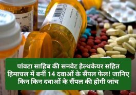 Himachal Pharma News: पांवटा साहिब की सनवेट हैल्थकेयर सहित हिमाचल में बनीं 14 दवाओं के सैंपल फेल! जानिए किन किन दवाओं के सैंपल की होगी जांच