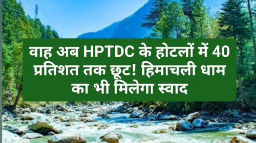 Himachal News: वाह अब HPTDC के होटलों में 40 प्रतिशत तक छूट! हिमाचली धाम का भी मिलेगा स्वाद