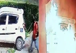 Himachal Crime News: शातिर ने गाड़ी पर पेट्रोल फेंक कर लगाई आग! CCTV में कैद हुई वारदात
