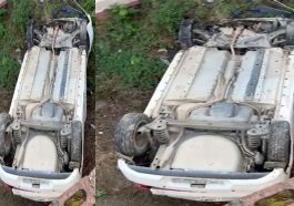 Himachal Accident: सड़क से लुढ़कती हुई 10 फीट गहरी खाई में गिरी कार! हादसे में चालक……..