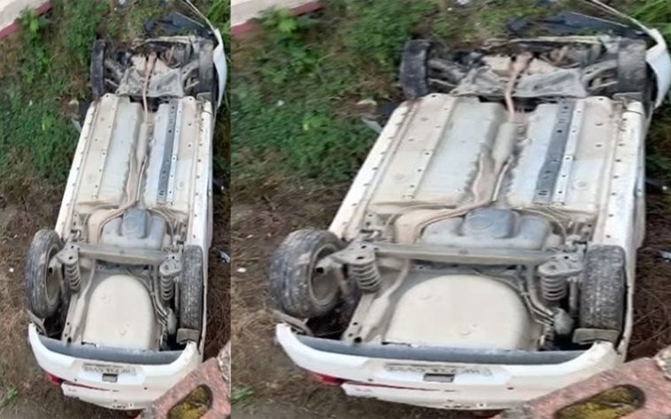 Himachal Accident: सड़क से लुढ़कती हुई 10 फीट गहरी खाई में गिरी कार! हादसे में चालक……..