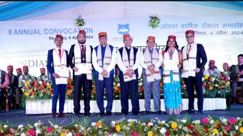 IIM Sirmour: 8th Annual Convocation में 297 छात्र प्रबंधन में उत्कृष्ट सेवाएं देने को तैयार! देश में अपनी सेवाएं देकर करेंगे सिरमौर को गौरवान्वित