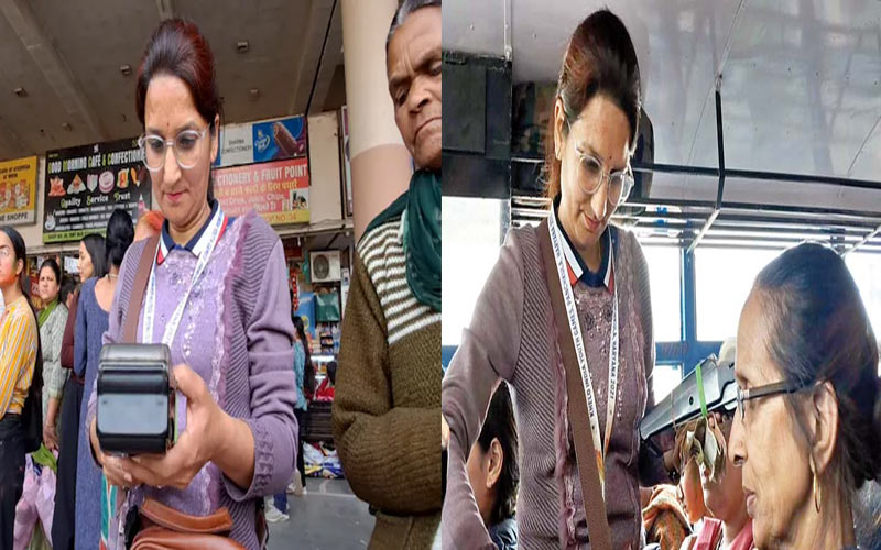 Himachal Latest News: एचआरटीसी बस में टिकट काट रही MCA पास मीनू! देश के लिए चार बार खेल चुकी नेशनल