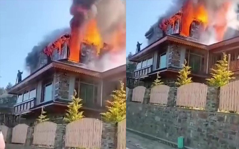 Himachal News Alert: रिहायशी मकान में भीषण अग्निकांड! ऊपरी मंजिल जलकर राख
