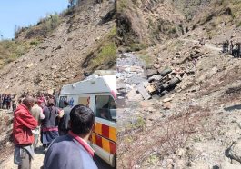 Himachal Accident: सड़क से लुढ़क कर खाई में गिरी PWD की जेसीबी! चालक की मौत