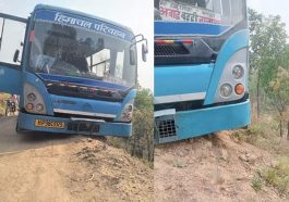 Himachal Accident: स्टेरिंग जाम होने से सड़क के बाहर निकली HRTC बस! 25 यात्री……