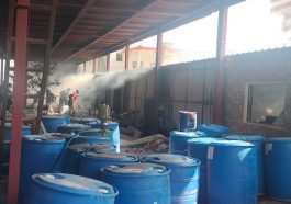 Himachal News Alert: दवा कंपनी के स्क्रैप यार्ड में भीषण अग्निकांड! लाखों का नुकसान