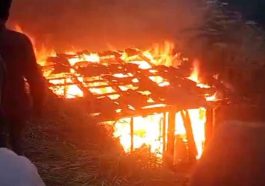 Himachal News Alert: दो मंजिला रिहायशी मकान जलकर राख! आटा चक्की मशीन भी जली