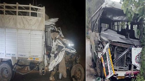 Himachal Accident: एचआरटीसी बस और ट्रक के बीच जोरदार भिड़ंत! चालक की मौत