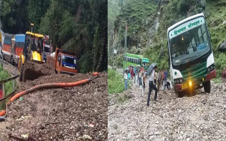 Himachal Weather: हिमाचल में जगह-जगह लैंडस्लाइड! नेशनल हाईवे समेत 115 सड़कें बंद