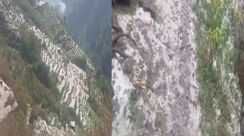 Himachal Weather: हिमाचल की ऊंची चोटियों पर बर्फबारी! भारी ओलावृष्टि से फसलों को नुकसान