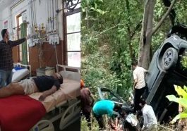 Accident In Himachal: 150 फीट गहरी खाई में लुढ़की दिल्ली से घर लौट रहे परिवार की कार! 3 घायल