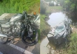 Accident In Himachal: गाड़ी-बाइक के बीच जोरदार भिड़ंत होने से महिला सहित गाय की मौत! चालक की हालत गंभीर