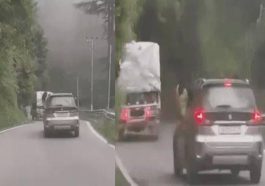 Himachal Crime News: रील बनाने के चक्कर में गाड़ी के बाहर लटकी युवती! पुलिस ने किया चालान