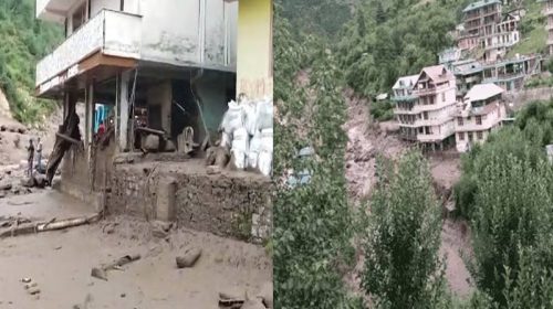 Cloud Burst In Himachal: हिमाचल में बादल फटने से भारी तबाही! शराब ठेका, दुकान और पुल बहा