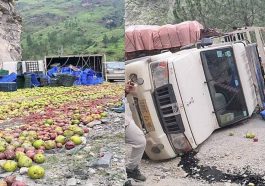 Accident In Himachal: सड़क पर पलटी फल-सब्जी से लदी जीप! हादसे में चालक सहित तीन लोग…