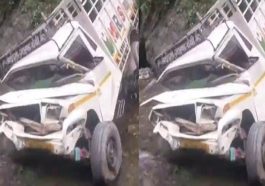 Accident In Himachal: खड्ड में गिरी गाय लेकर जा रही पिकअप! एक की मौत तो दो घायल