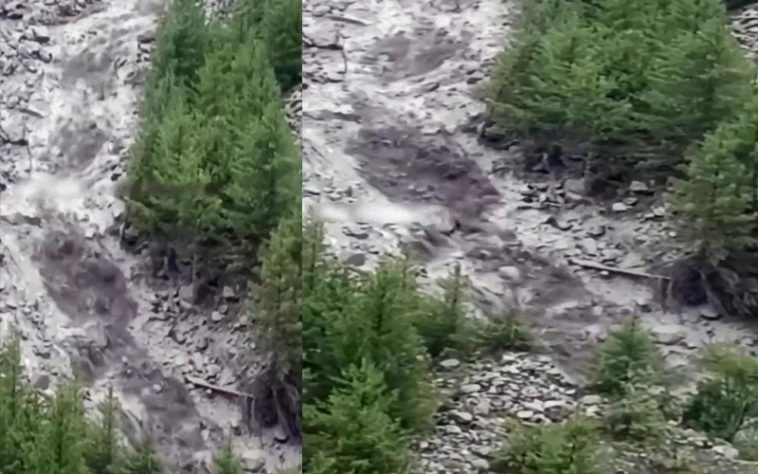 Cloudburst In Himachal: हिमाचल में यहां फटा बादल! सड़क मार्ग का बड़ा हिस्सा ढहा