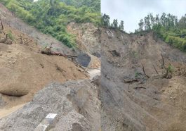 Paonta Sahib: फिर बंद हुआ नेशनल हाईवे-707! पहाड़ी खिसकी, दोनों ओर फंसे वाहन