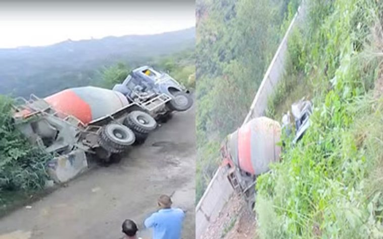 Accident In Himachal: हिमाचल में सड़क धंसने से हादसा! पहाड़ी से नीचे गिरा ट्रक, हादसे में चालक……