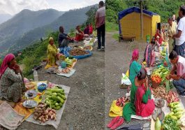 HP News: सडक़ किनारे मौसमी फल व सब्जियां बेच रही महिलाएं! परिवार की आर्थिकी को कर रही सुदृढ़
