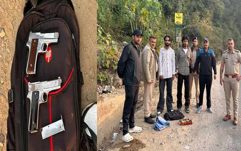 Himachal Crime News: हिमाचल में दिल्ली से लाए जा रहे अवैध हथियार पकड़े! वोल्वो बस में सवार दो आरोपी काबू