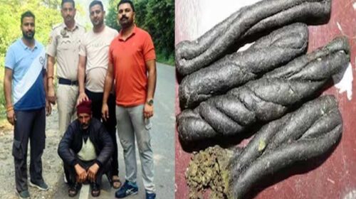 Himachal Crime News: गश्त कर रही पुलिस को देखकर भागने लगा व्यक्ति! पकड़ कर ली तलाशी तो बरामद हुई चरस