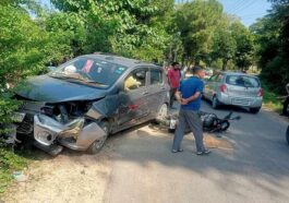 Accident In Himachal: गाड़ी ने स्कूटी समेत बाइक को मारी टक्कर! दो महिलाएं घायल