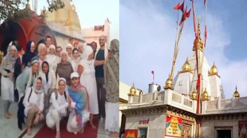 Naina Devi Temple: प्रसिद्ध शक्तिपीठ नैना देवी मंदिर में पहुंचे विदेशी श्रद्धालु! पूजा-अर्चना कर हवन कुंड में डाली आहुति