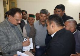 Sirmour News: उद्योग मंत्री हर्षवर्धन चौहान ने शिलाई में सुनी जनसमस्याएं! NH-707 के निर्माण को लेकर कही बड़ी बात