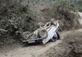 Accident In Himachal: सड़क से लुढ़क कर लिंक रोड में गिरी जीप! एक की मौत तो दूसरा घायल